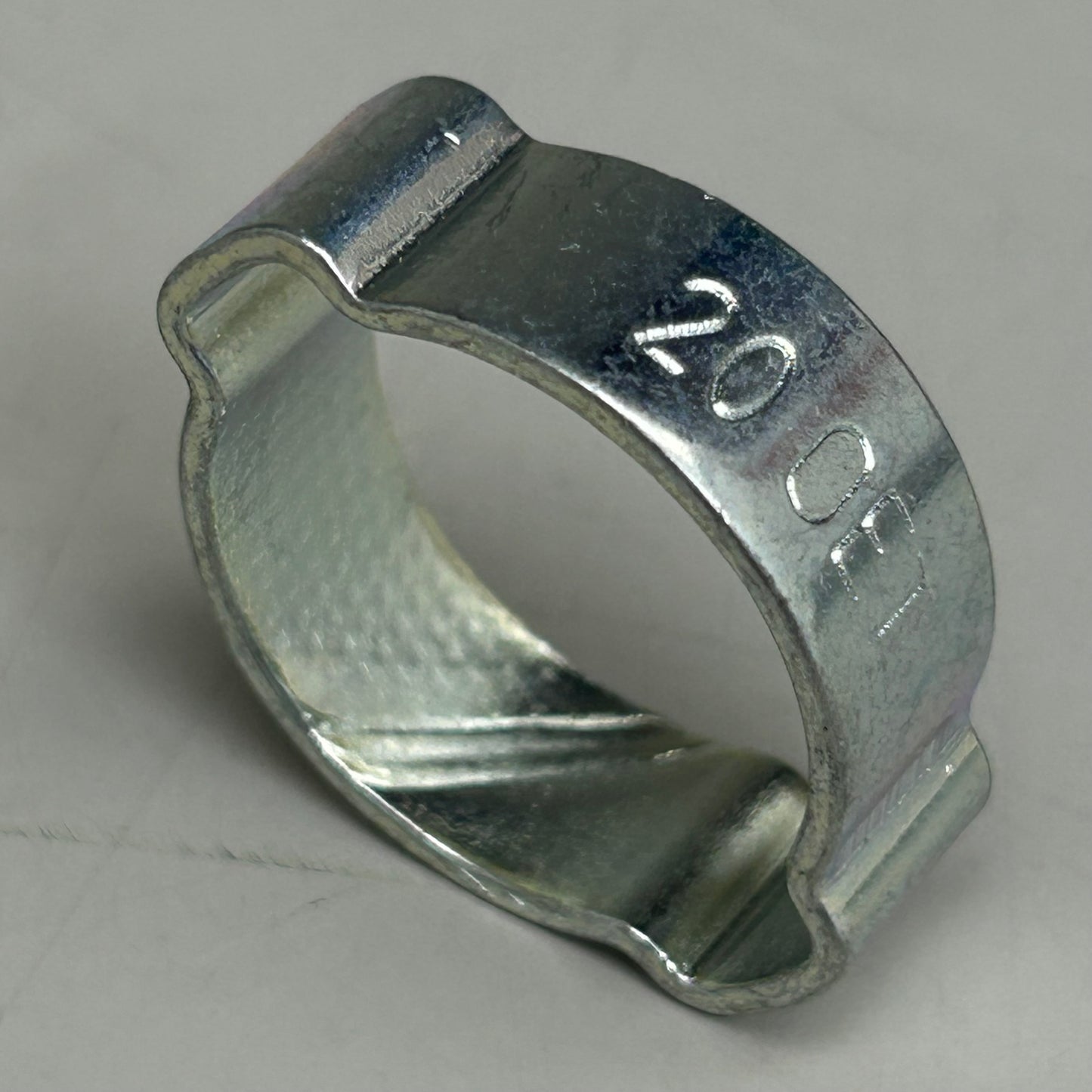 COILHOUSE PNEUMATICS  (25 Pack) Double Ear Clamp Zinc Plated Steel 20mm