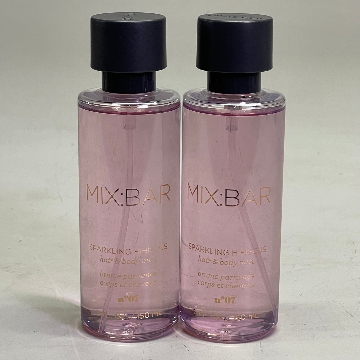 MIX:BAR (2 PACK) Hair & Body Mist Sparkling Hibiscus 5 fl oz each Clear 052-05-4019