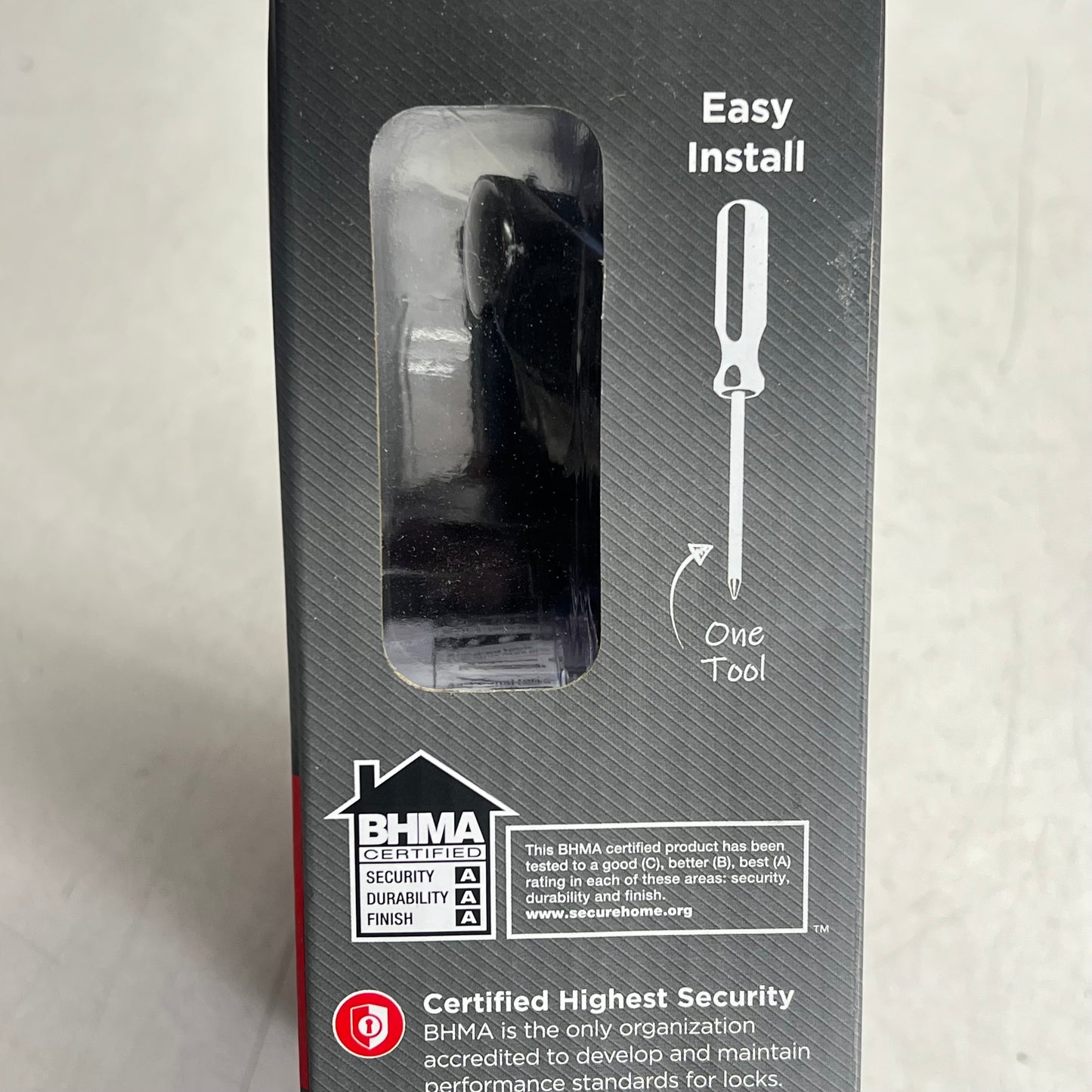 KWIKSET Tustin Exterior Entry Door Handle Smartkey Venetian Bronze 97402-733