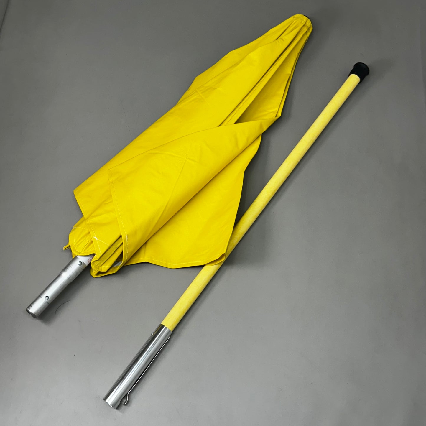 GMP Dielectric Utility Worker's Umbrella w/ 72" Fiberglass Pole Safety Yellow 70352