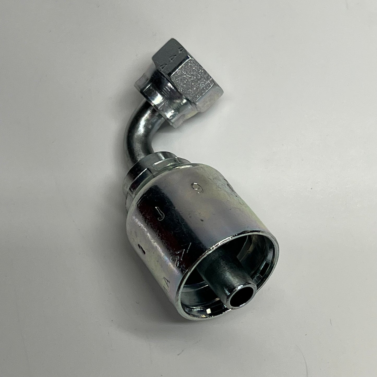 PARKER (4 PACK) Hydraulic Hose  90 Deg Elbow 1/4" Thread Silver PP-00320