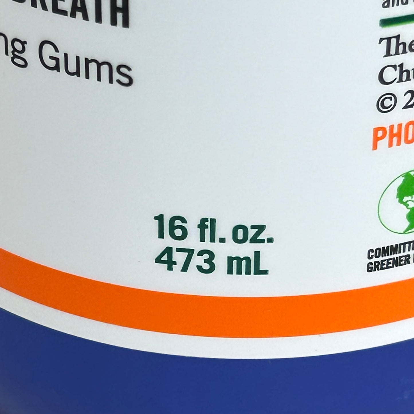 ZA@ THERABREATH (3 Pack) Healthy Gums Oral Rinse Clean Mint 16fl Oz