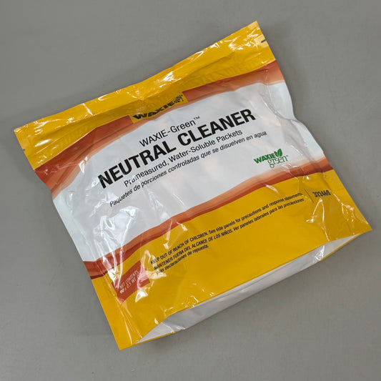 WAXIE-GREEN (2) Neutral Cleaner & Floor Conditioner and Neutralizer Pre-measured Packets