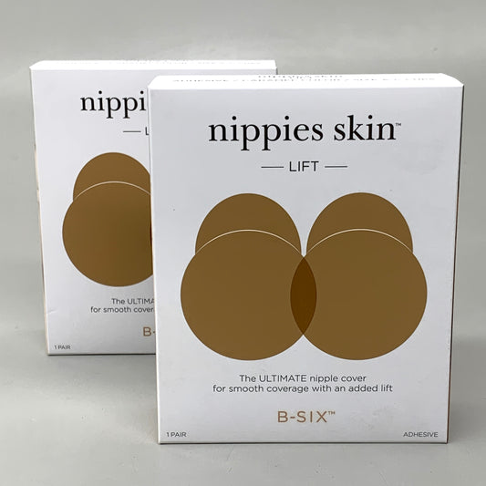 NIPPIES SKIN (2 PACK) Lift Nipple Cover Matte W/ Nipple Covering Caramel 1 Pair