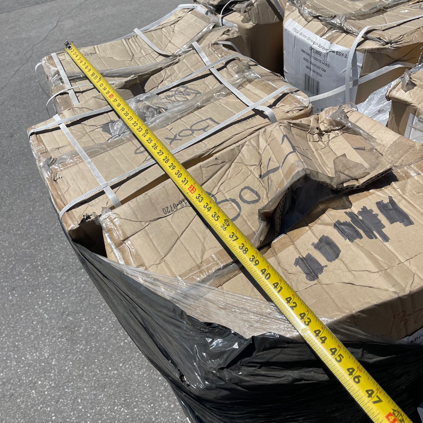 ZA@ Pallet of BIOTIN Strength Sprayer Lid White 50x37x37 CM (New)