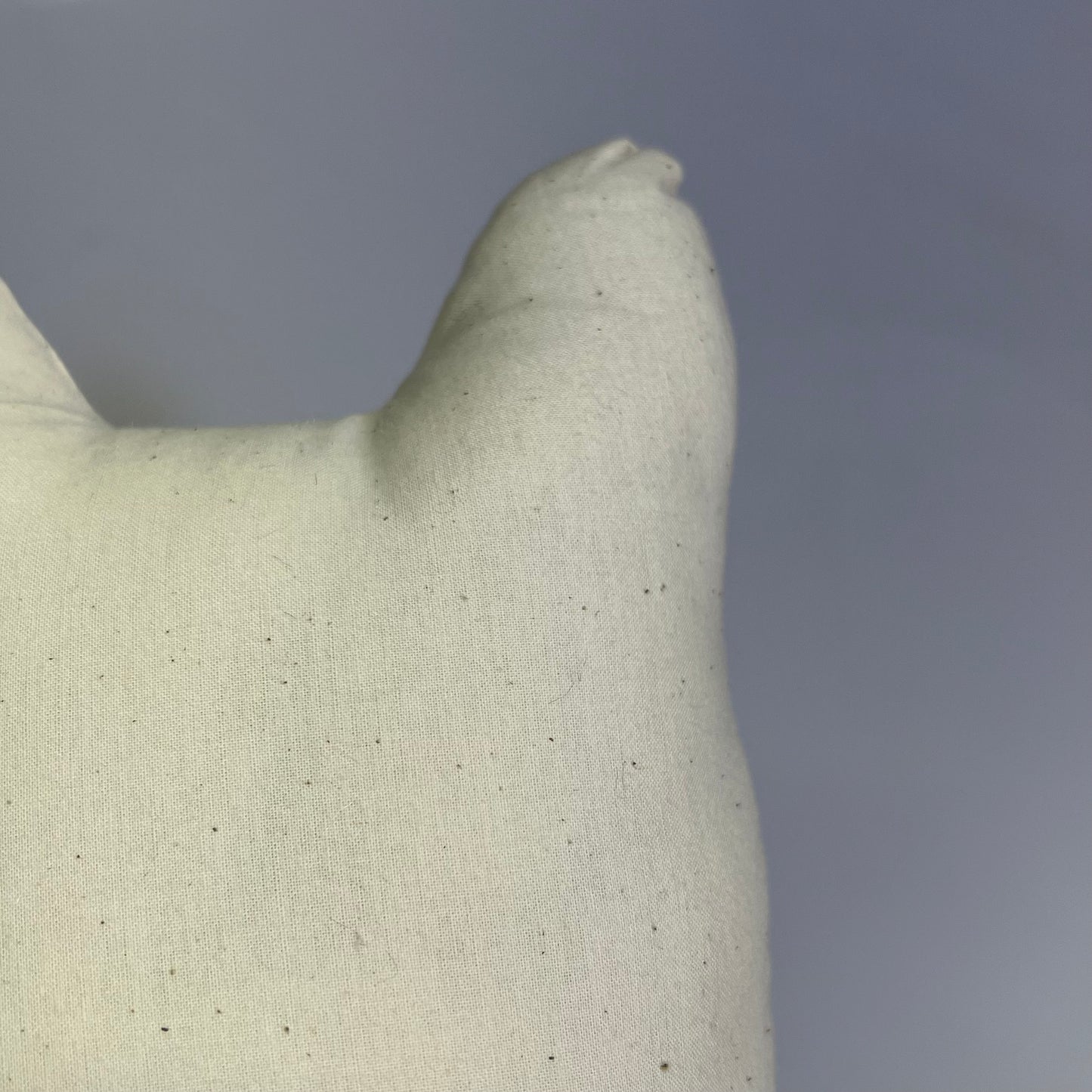 BRODERPRESS Hand Silkscreened Contoured Maine Coon Pillow 17"x11" Black & White