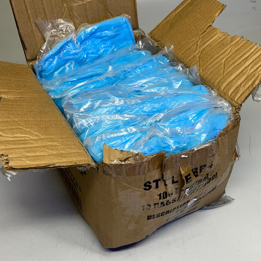 CELLUCAP (1000 PACK) Disposable Polypropylene Beard Covers 21" Blue BP4RBL