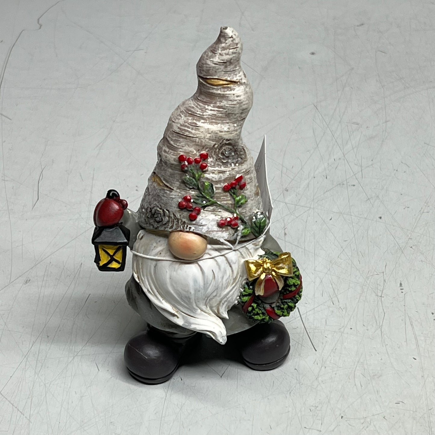 ZA@ GERSON  (LOT OF 3) Assorted Resin Christmas Holiday Gnomes 6.3"  Multicolor 2025014433