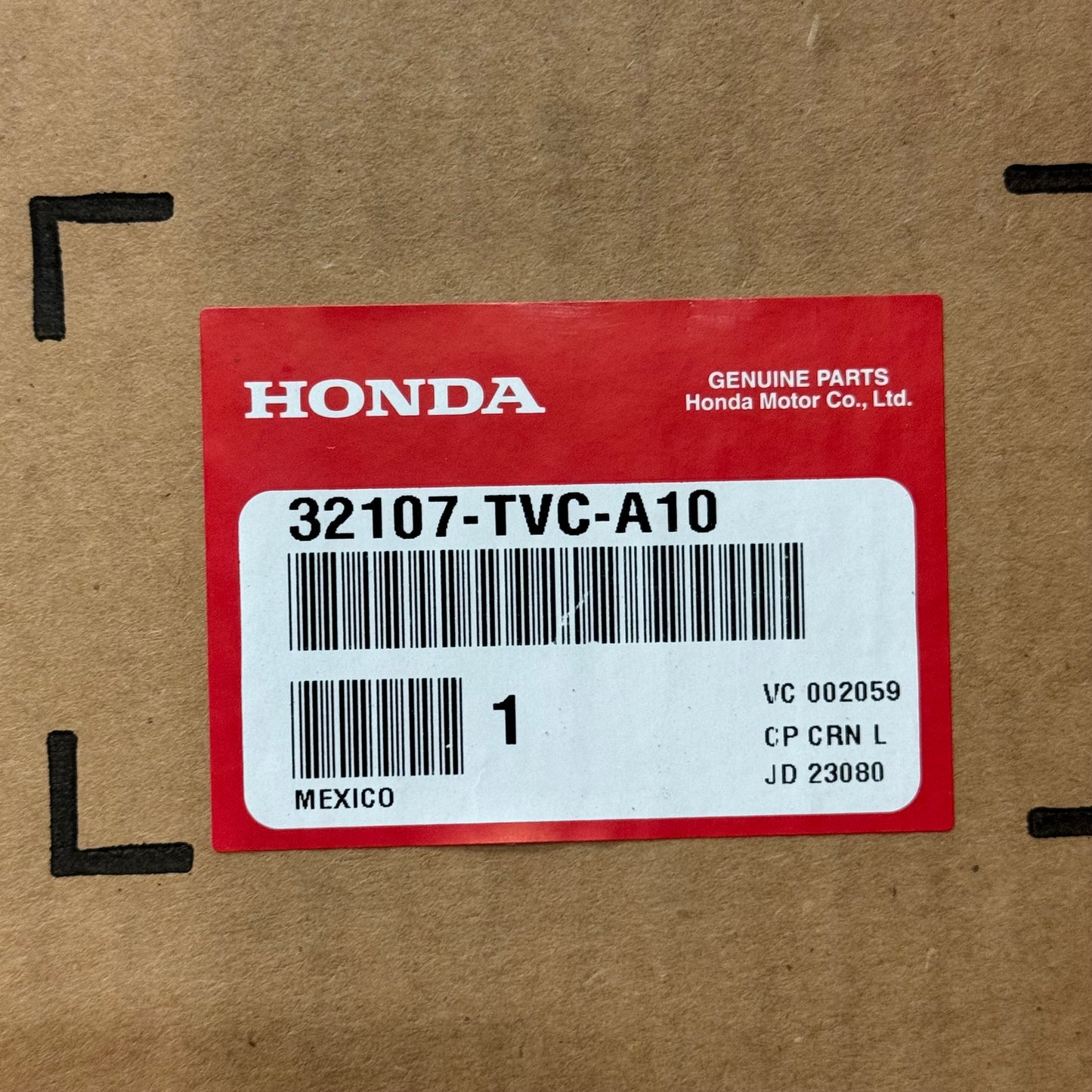 HONDA Wiring Harness 83211-3W0-A01ZB 84211-TK8-A01ZC 32107-TVC-A10 Beige/Black 34”Lx6”W Plastic