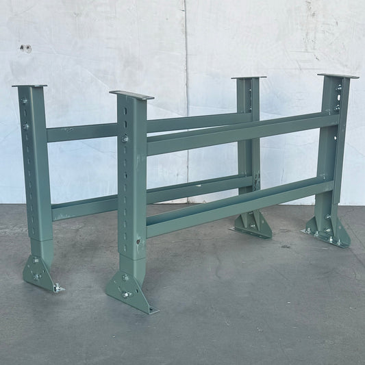 ZA@ HYTROL MS-6 (2 Pack) Conveyor Support Legs, 30"W x Adjustable Elevation 23-5/8”-35-5/8” (New, Has aesthetic peelings)