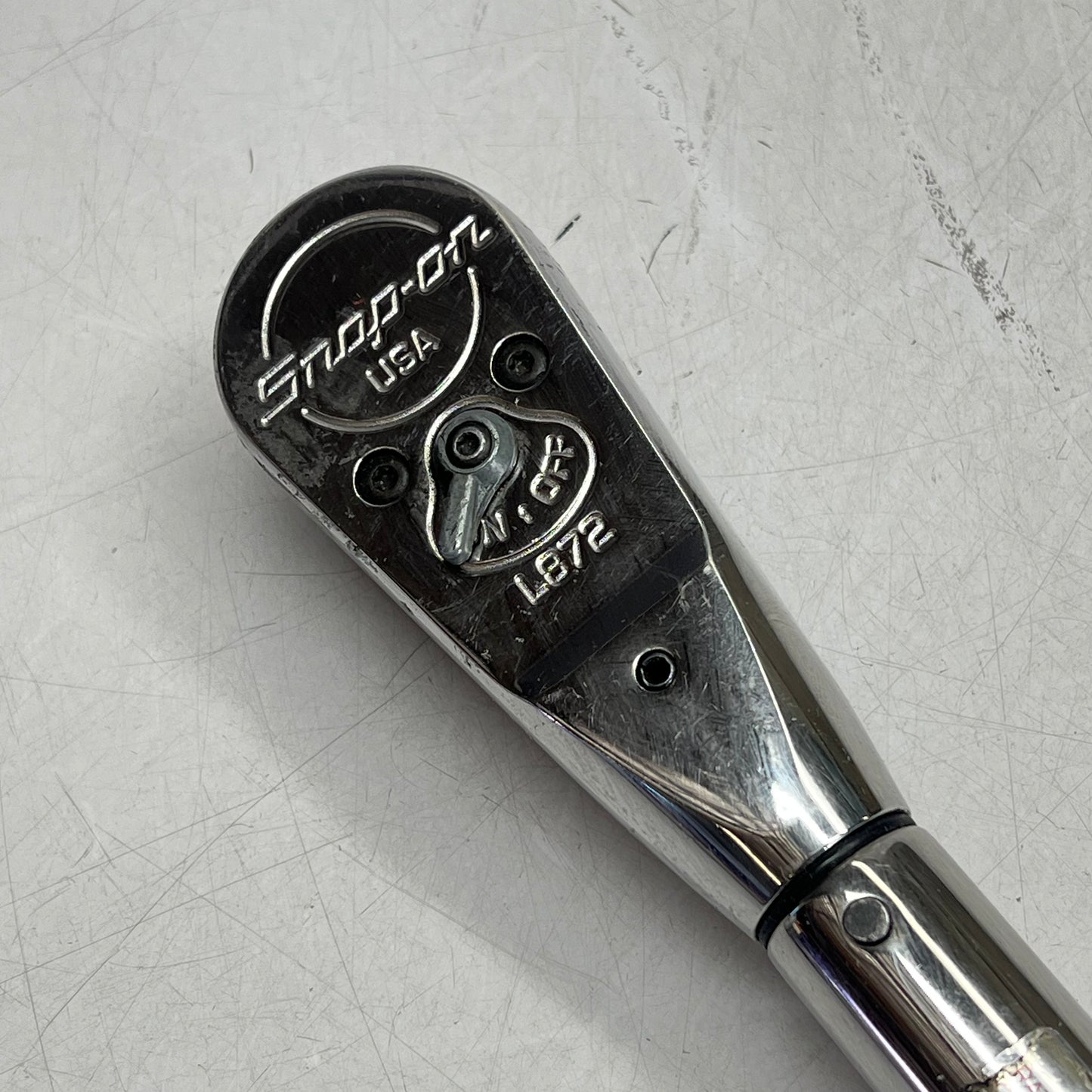 SNAP ON Torque Wrench 120-600 Ft.Lbs - 3/4 DR Ratchet Head L872 QD4R600 (Used)