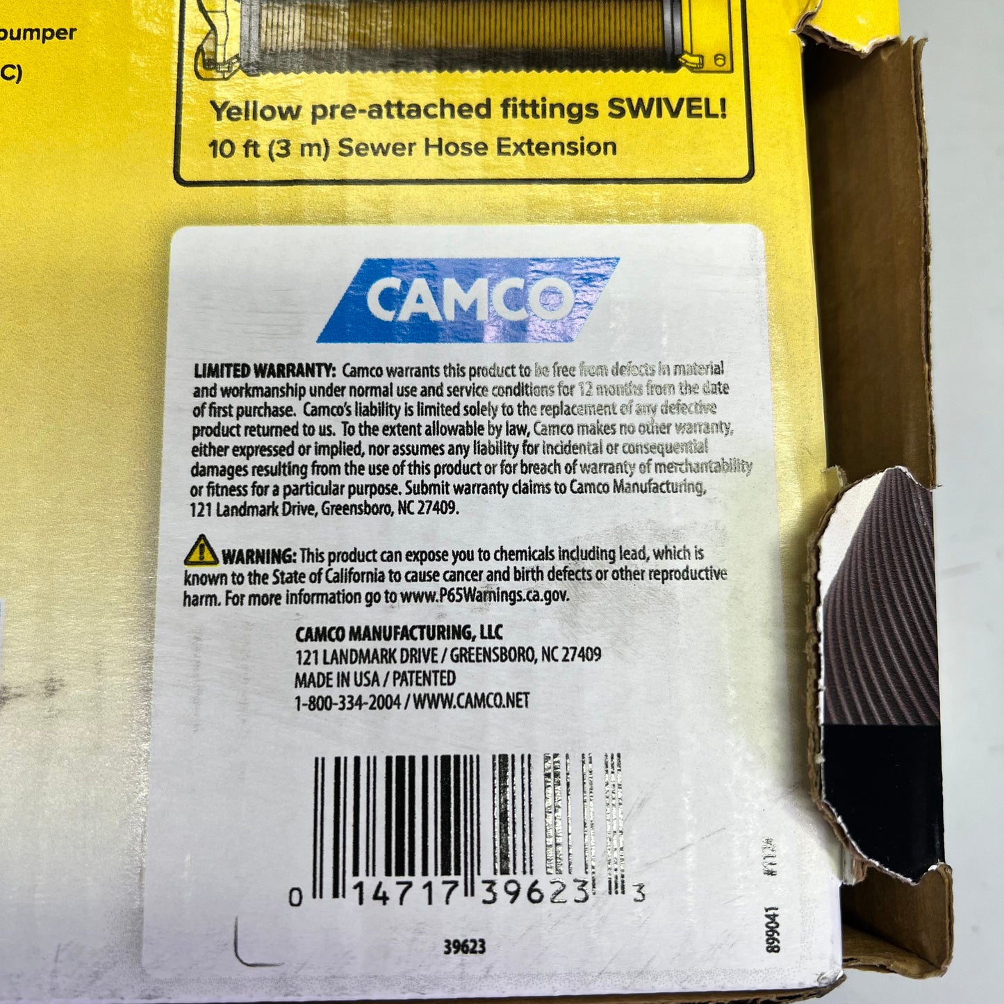 CAMCO Revolution 360 Heavy-Duty Camper/RV Sewer Hose Kit HTS Vinyl 20' 39623