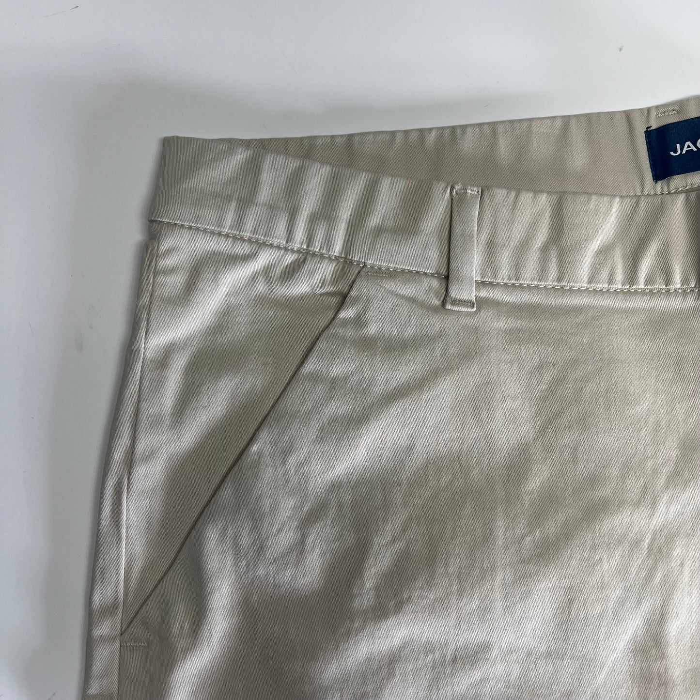 JAG Maddie 8" Pull-on Smoothing Shorts Women's Sz 16 Stone J4314AWL617