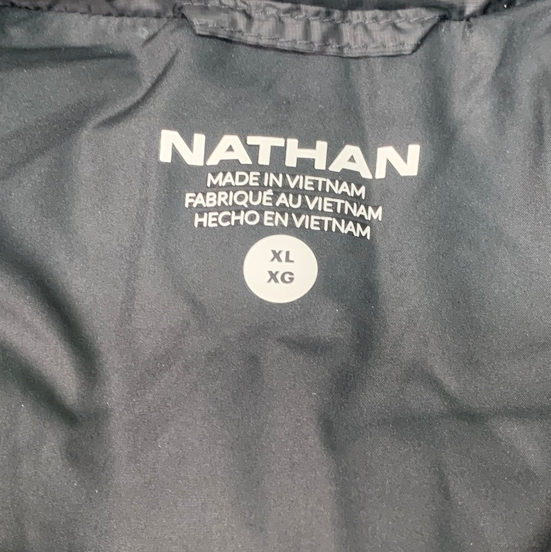 NATHAN Puffer Vest Pertex Eco Running Women's XL Black NS50600-00001-XL (New)