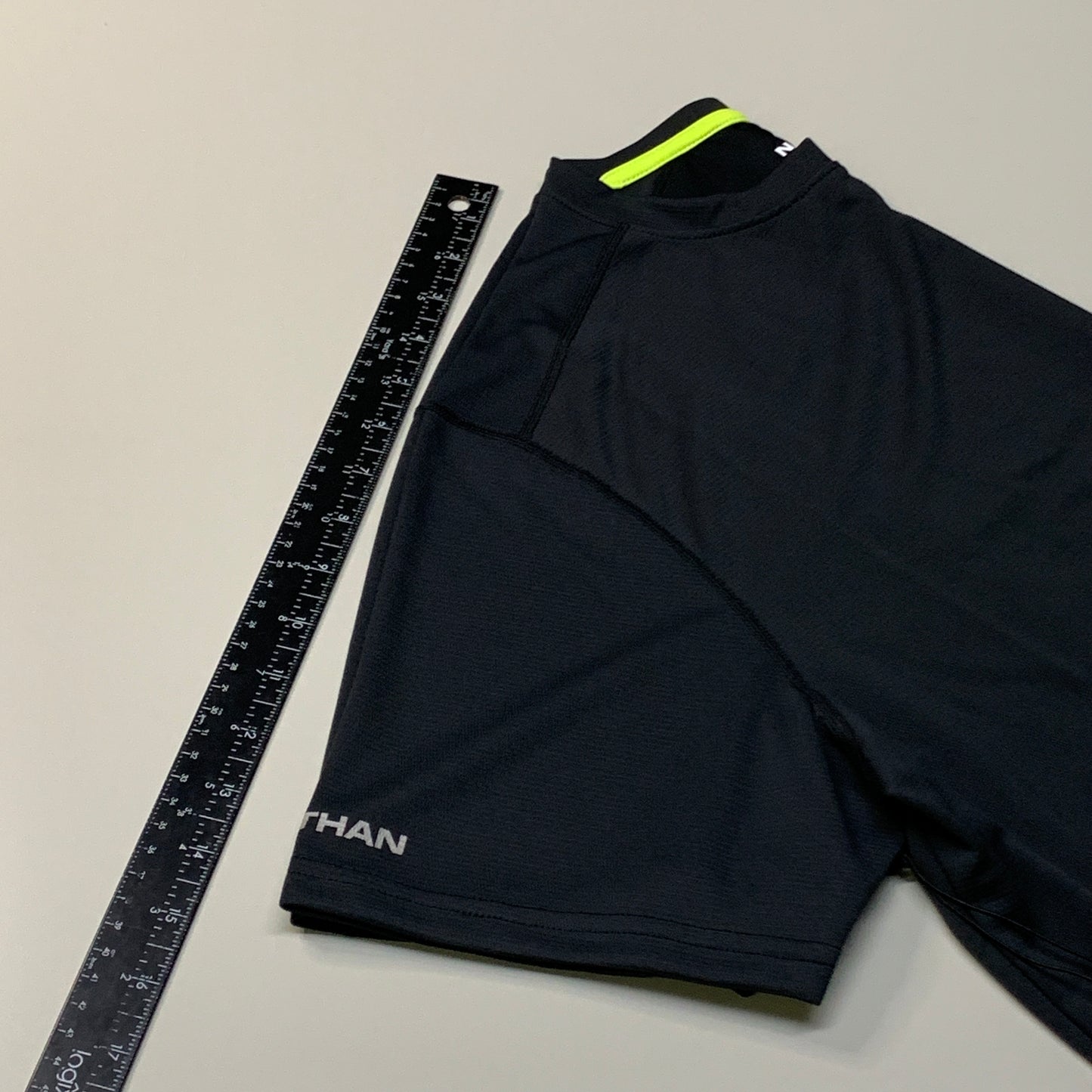 NATHAN Raise Short Sleeve Shirt Tee 2.0 Men's Black Size XL NS50880-00001-XL