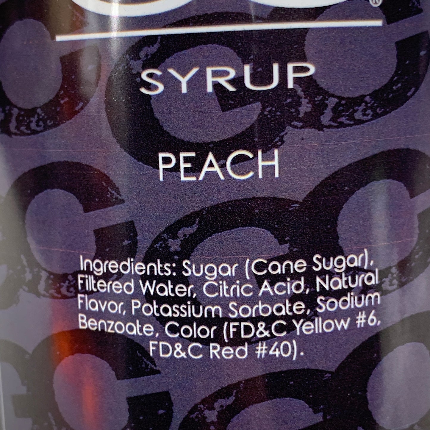 GC COFFEE CO. (3 PACK) Peach Flavoring Syrup 32 fl oz BB 12/24 0303
