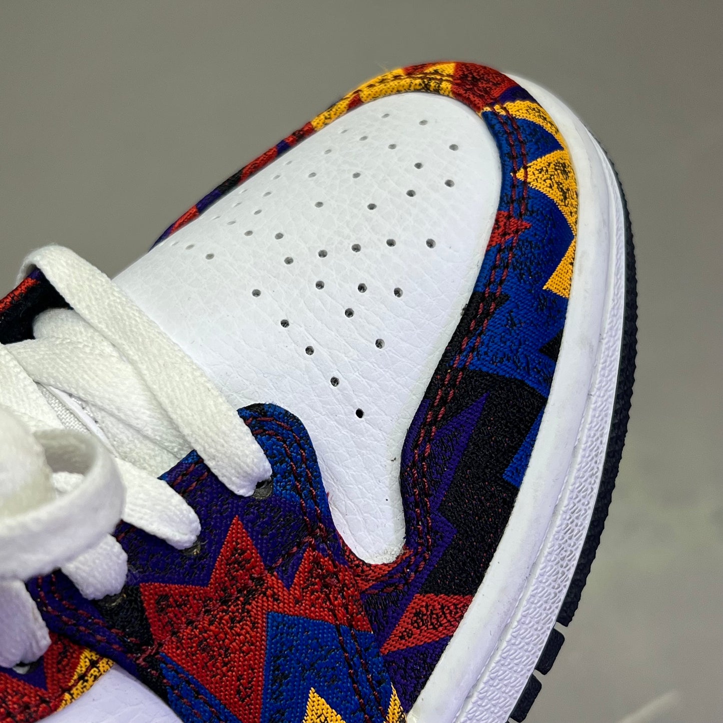 NIKE Air Jordan 1 Low SE 'Nothing But Net' Unisex Sz 7.5 Multicolor (Pre-Owned)