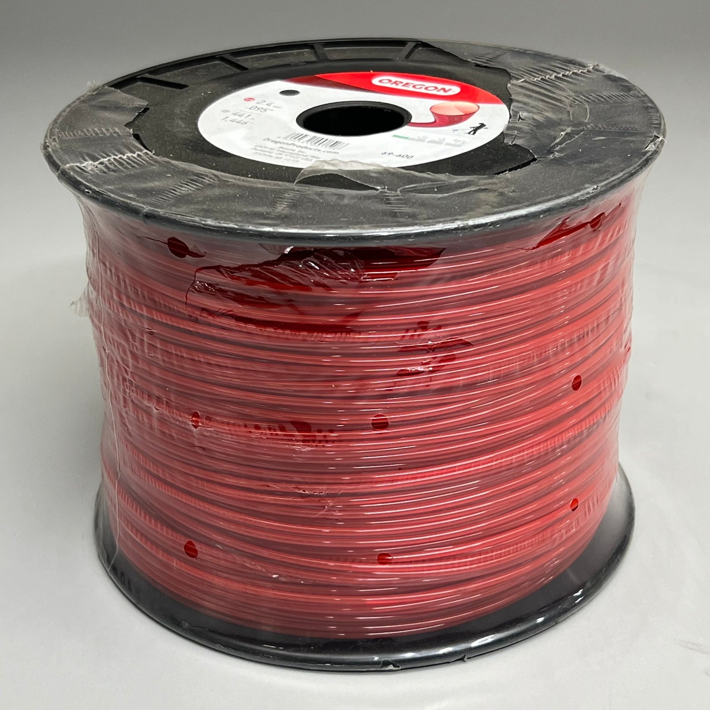 Oregon 2.4mm .095" x 1446' Trimmer Line 5 lb Spool Red 69-600