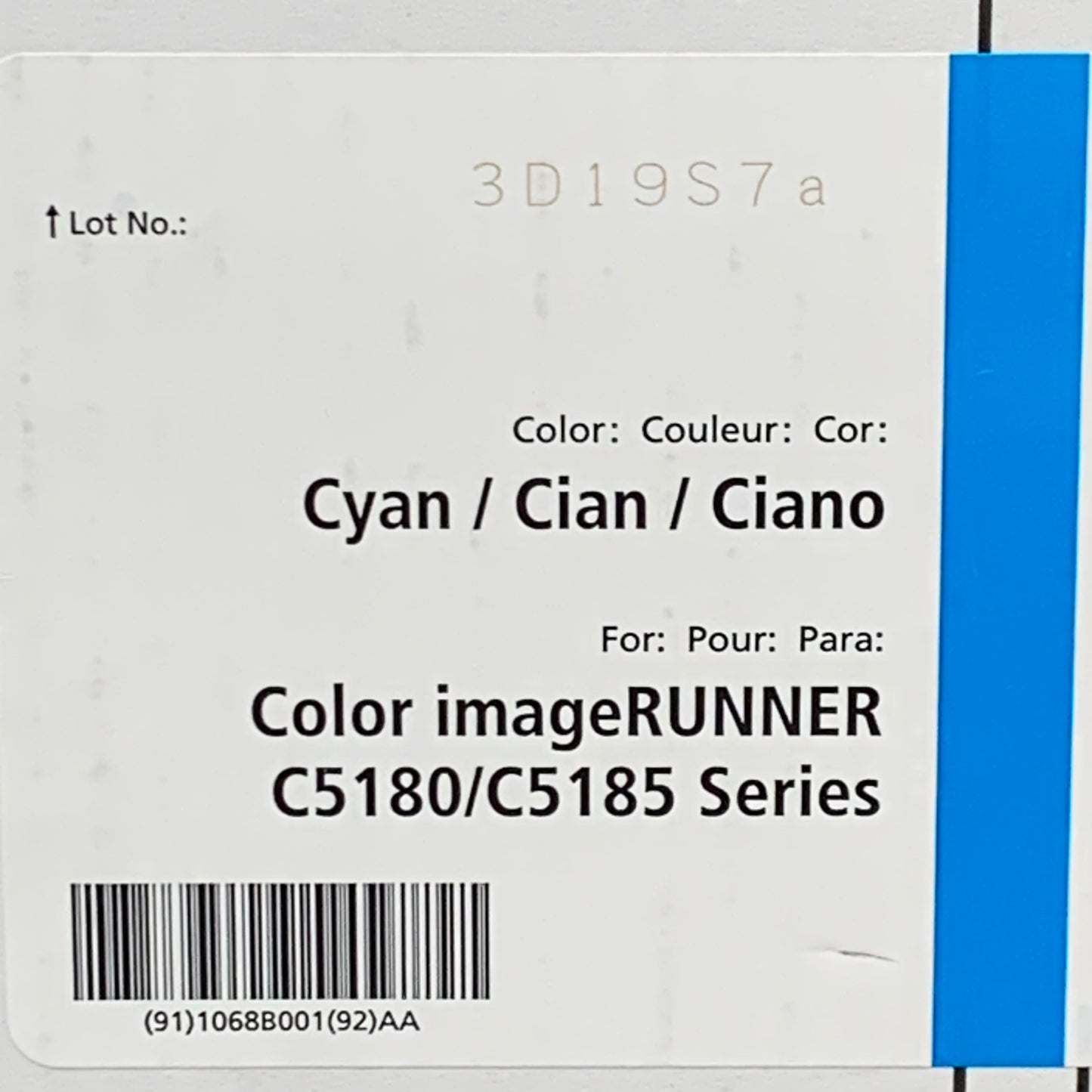 CANON (4 PACK!) GPR-20 Toner Color Image Runner Magenta/Cyan/Yellow/Black C5180(5)