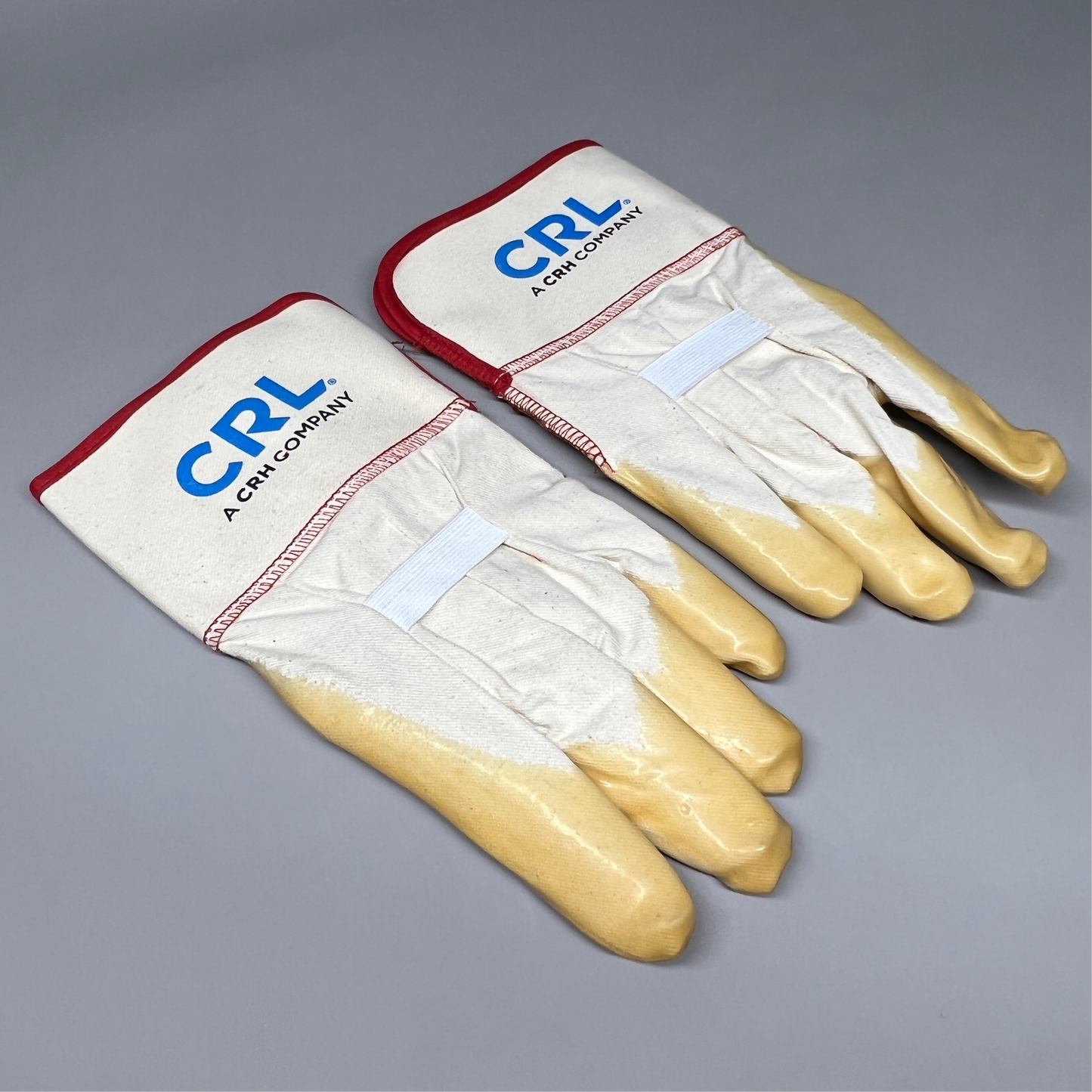 CRL Gauntlet Cuff Gloves Smooth Natural Rubber Coating Palm 1 Pair, #12  (New)