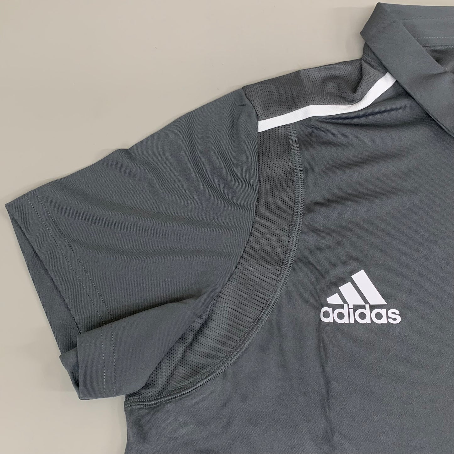 ADIDAS Aeroready Polo Shirt Women's XL Grey HT7680