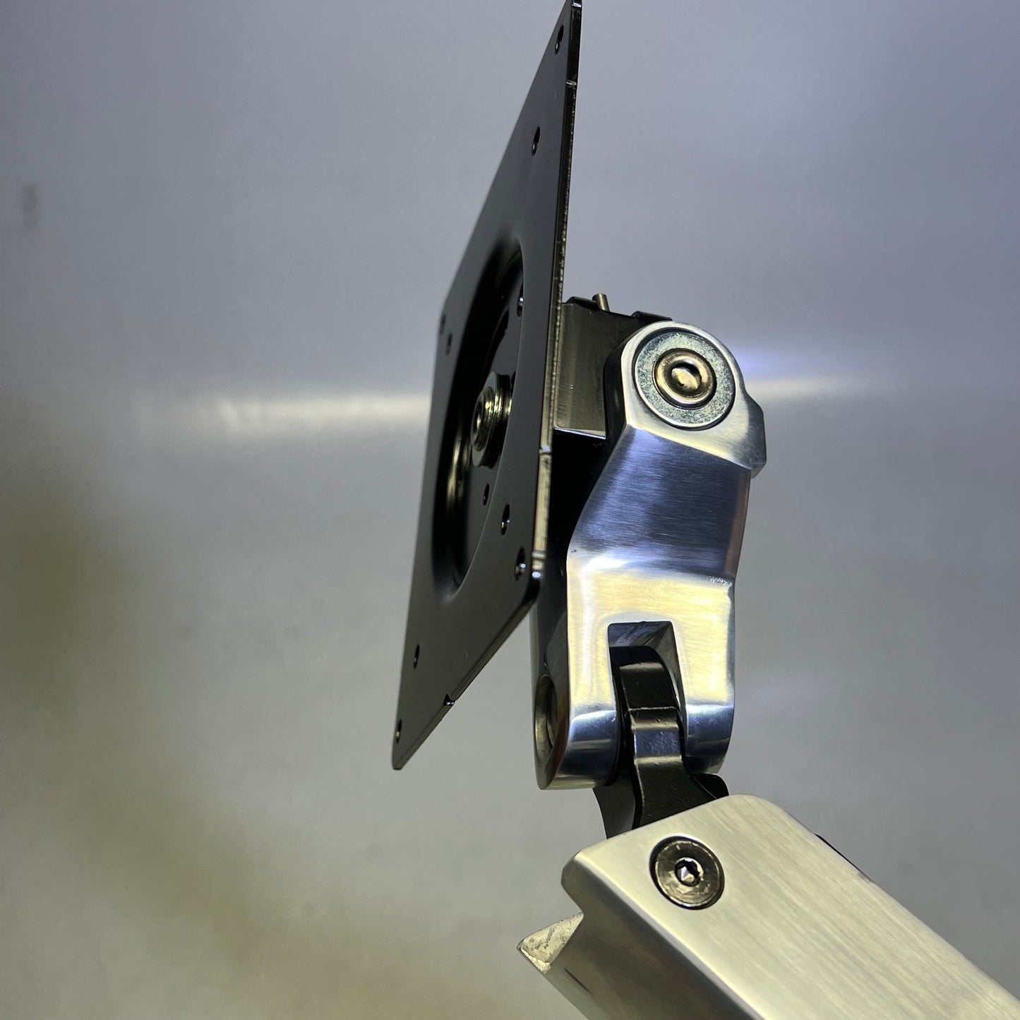 ERGOTRON LX Wall Monitor Arm Folds to Fit 4"  Polished Aluminum 45-243-026