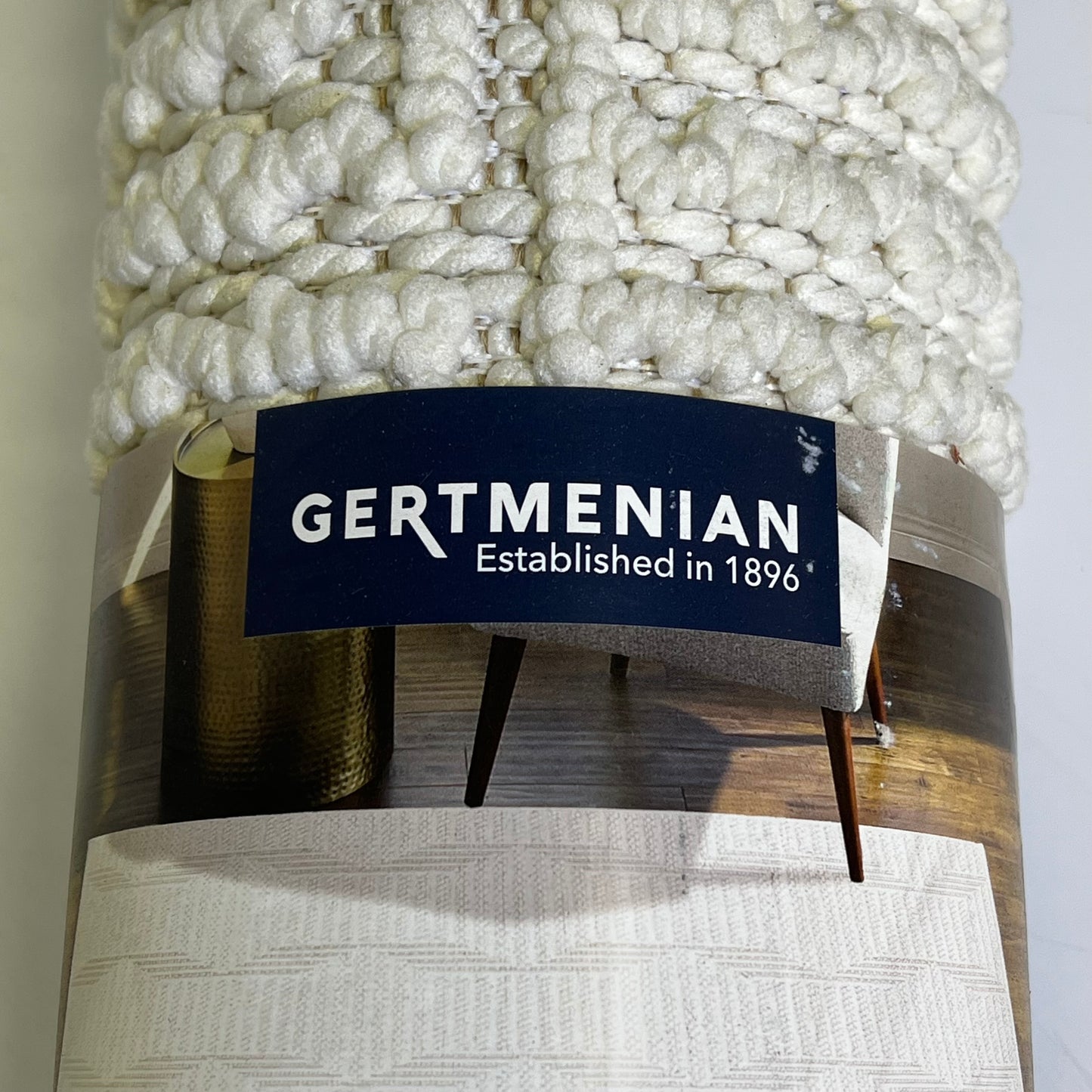 ZA@ GERTMENIAN Accent Area Rug 5' x 7' Ameca Cream 1876750 A