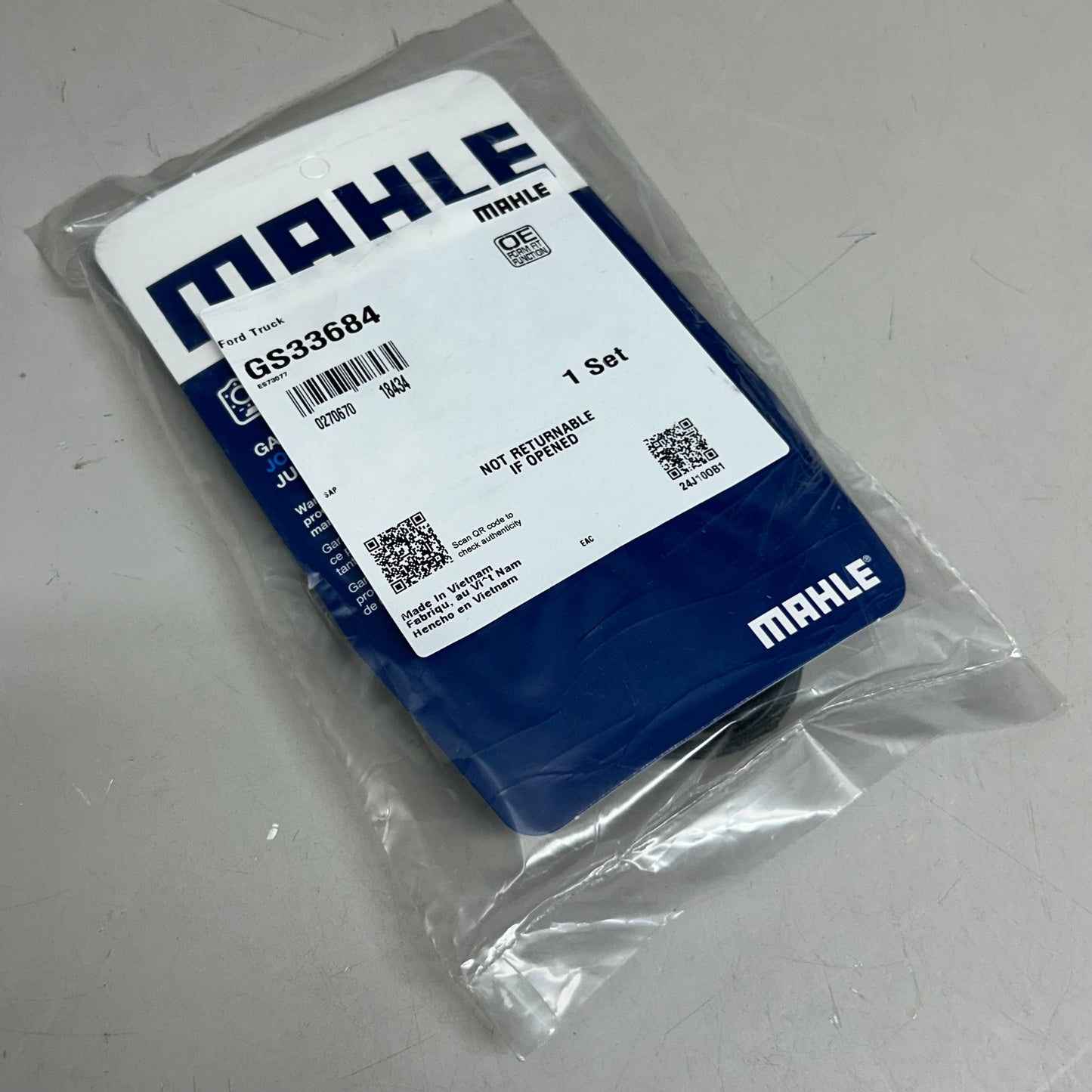 MAHLE Engine Oil Cooler Replacement Mounting Kit  For Ford GS33684