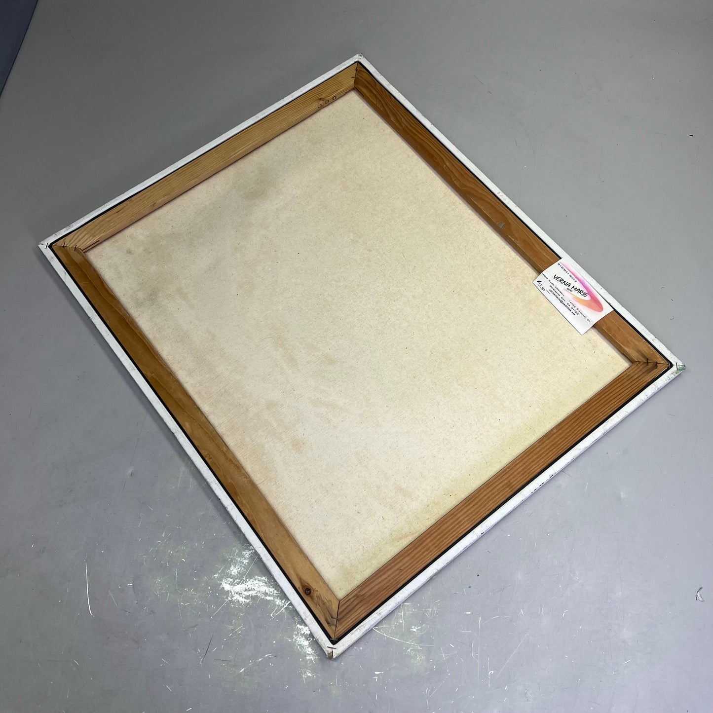 VERNA MARIE (CAMPBELL) Textured Oil Panting On Canvas Desert Mountains 24"x20"