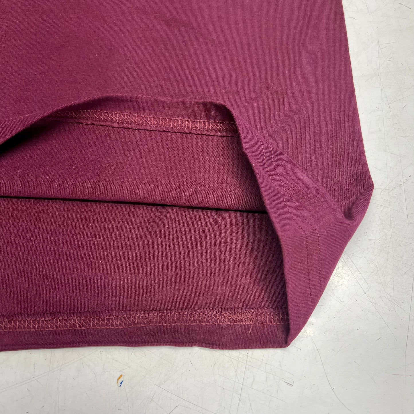 ZA@ AMERICAN APPAREL (12 PACK) Heavyweight Cotton Tee Unisex Sz L  Burgundy 1301