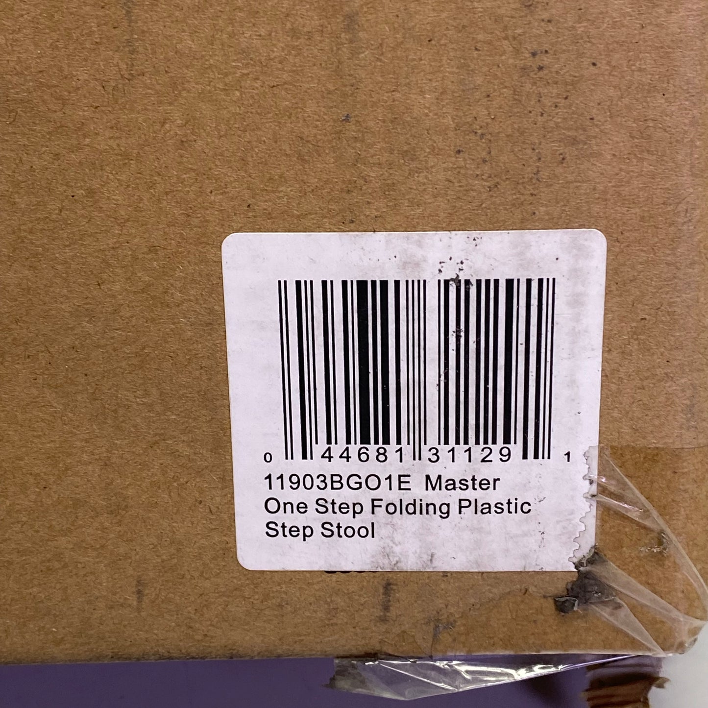 COSCO Folding Step Stool Plastic 12.5"L x 8.5"W x 8"H Orange & Grey 11903BGO1E