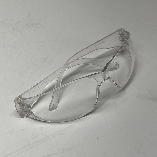 MCR SAFETY (12 PACK) Lightweight Frameless Eyewear Glasses Anti-fog Clear CL110