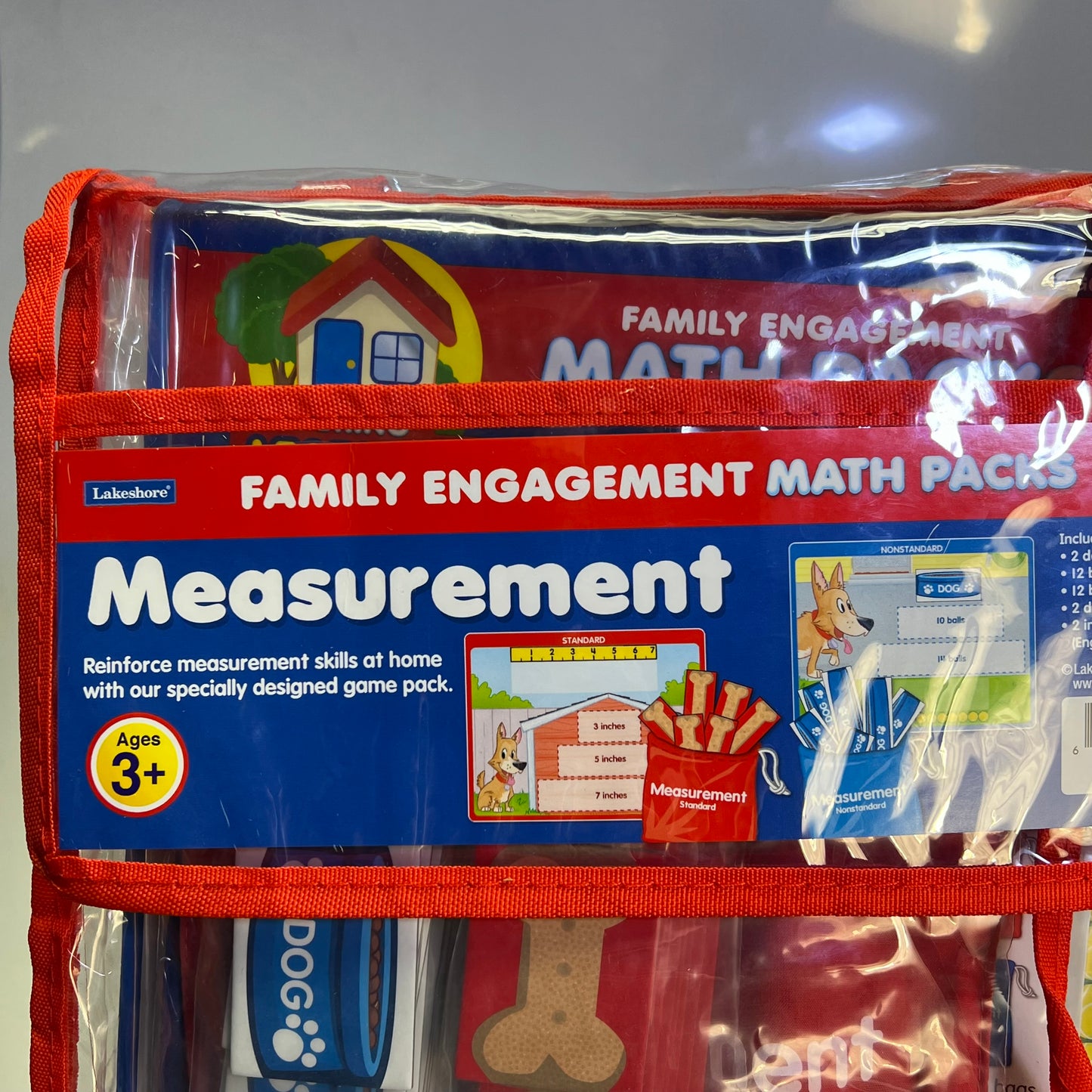 LAKESHORE Skill Building Family Engagement Math Packs Ages 3-5yrs GG658
