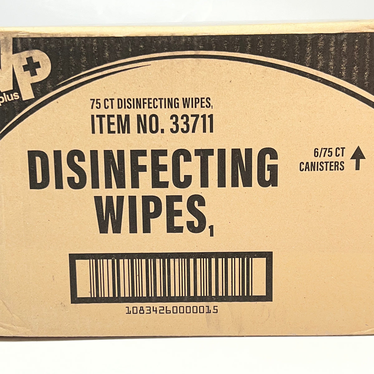 CARLISLE (6 PACK - 450 Total) Disinfecting Wipes Sz 7" X 7" White 33711