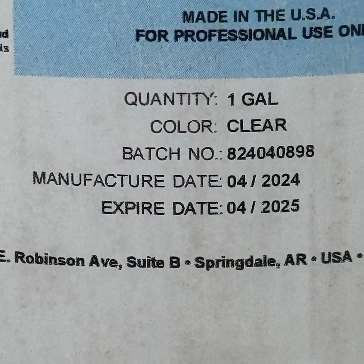 MIL SPEC LINER Primer Metal H2o Clear BB 04/25 1 Gallon 824040898