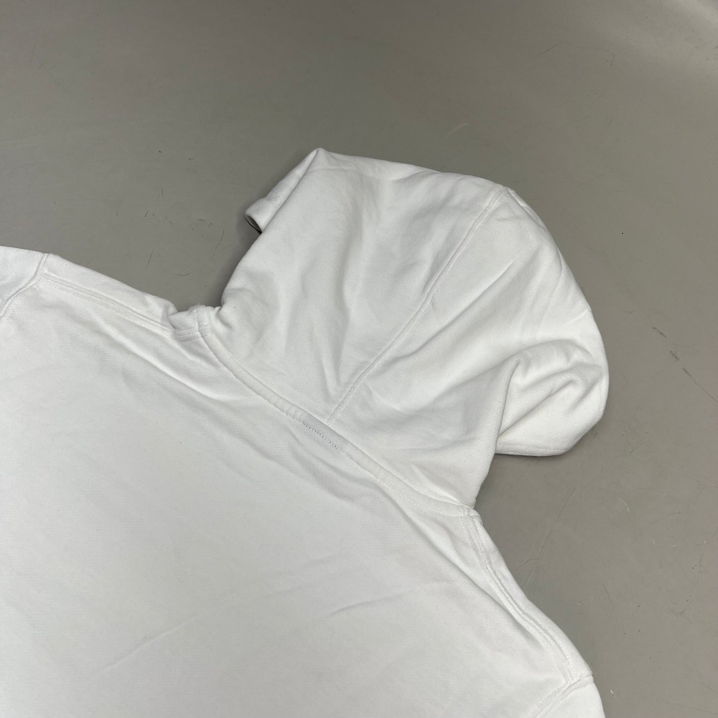 MONSTERCAT Synch Waist Hooded Pull Over Logo Hoodie Men's Sz M White/Black