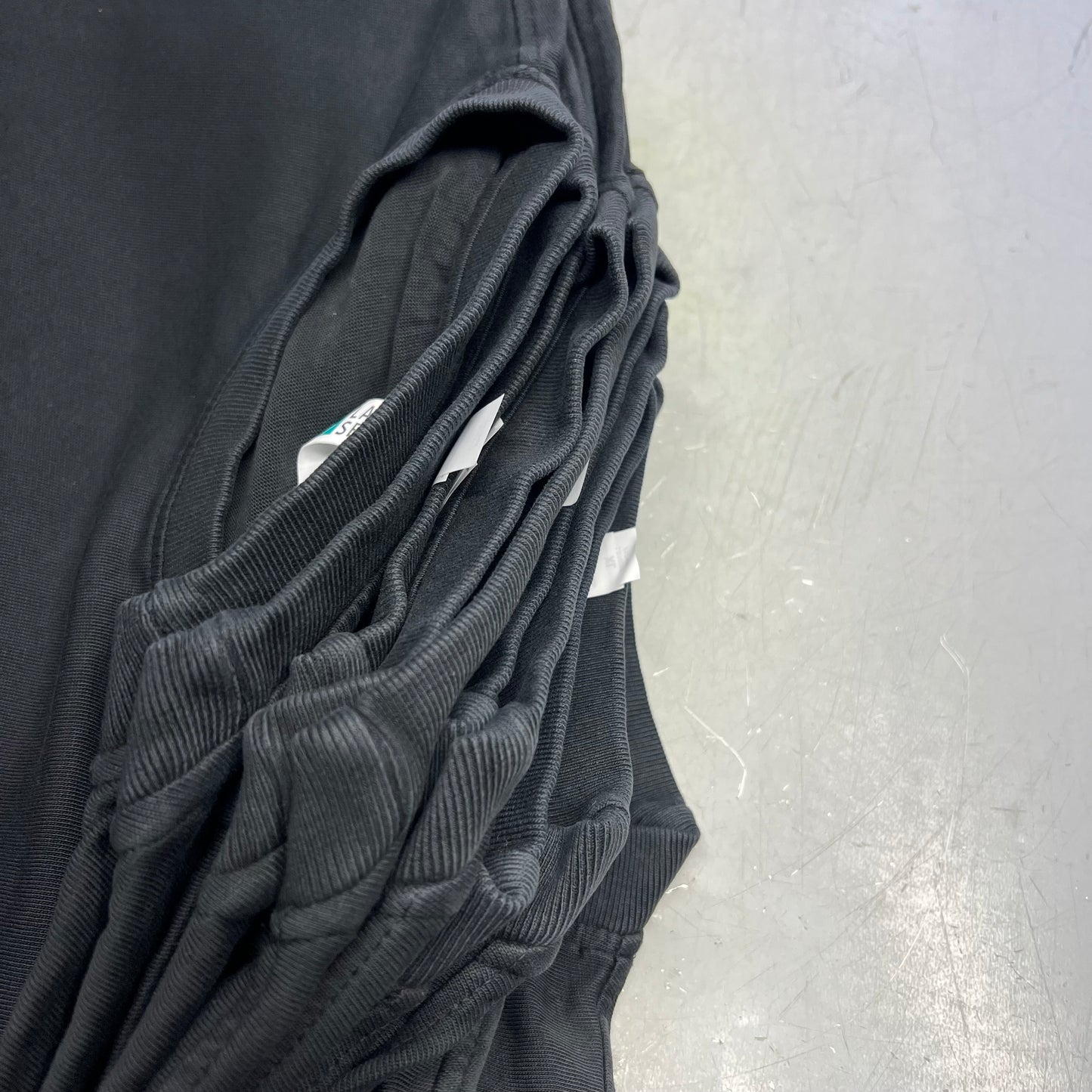 ZA@ LANE SEVEN (12 PACK) Urban Heavy Tee Garment Dye Short Sleeve Unisex Sz XL Pigmented Black