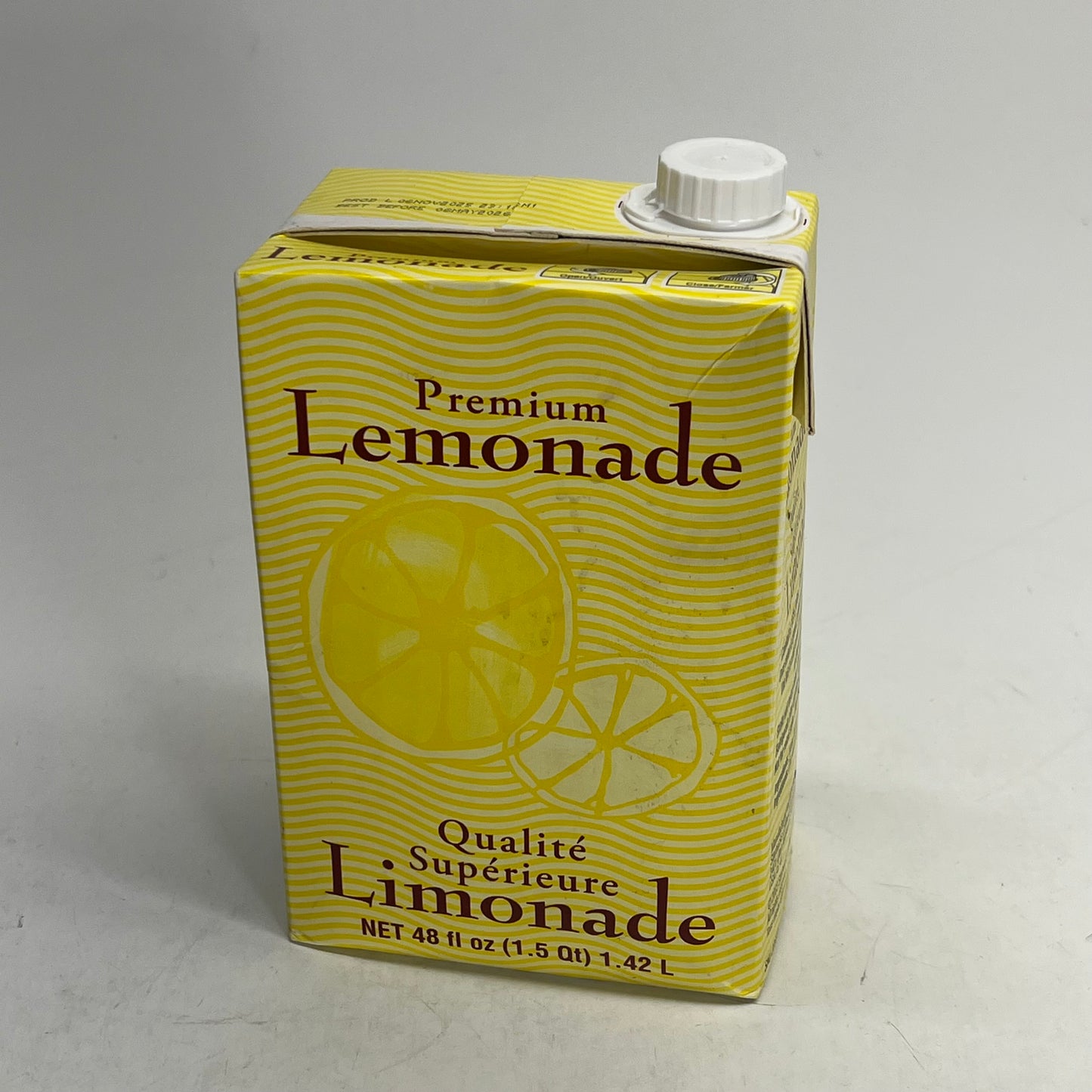 ZA@ STARBUCKS (3 PACK) Premium Lemonade Beverage 48 fl oz per Carton BB 05/26 (As-Is)