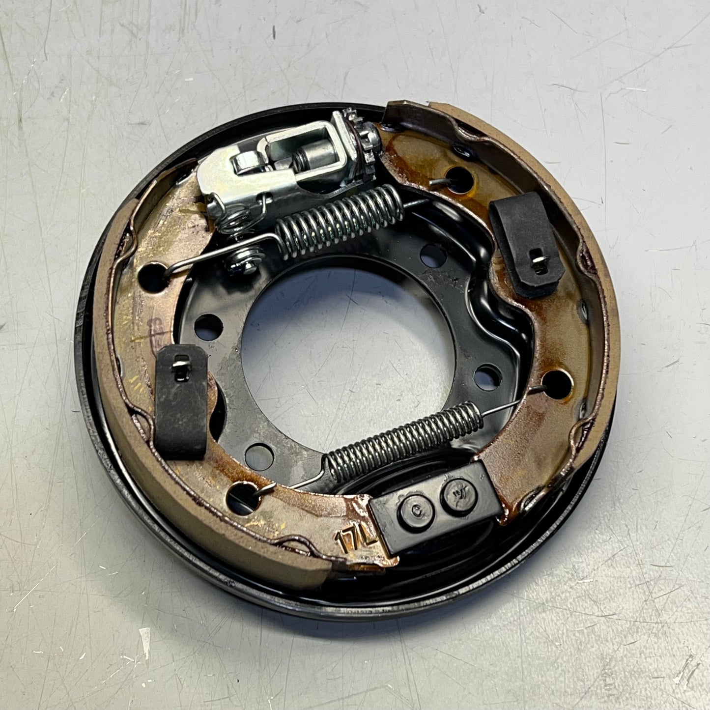 EZGO Left Rear Drum Brake Assembly 2009-25 Cable Models 160mm Dia OEM 612211