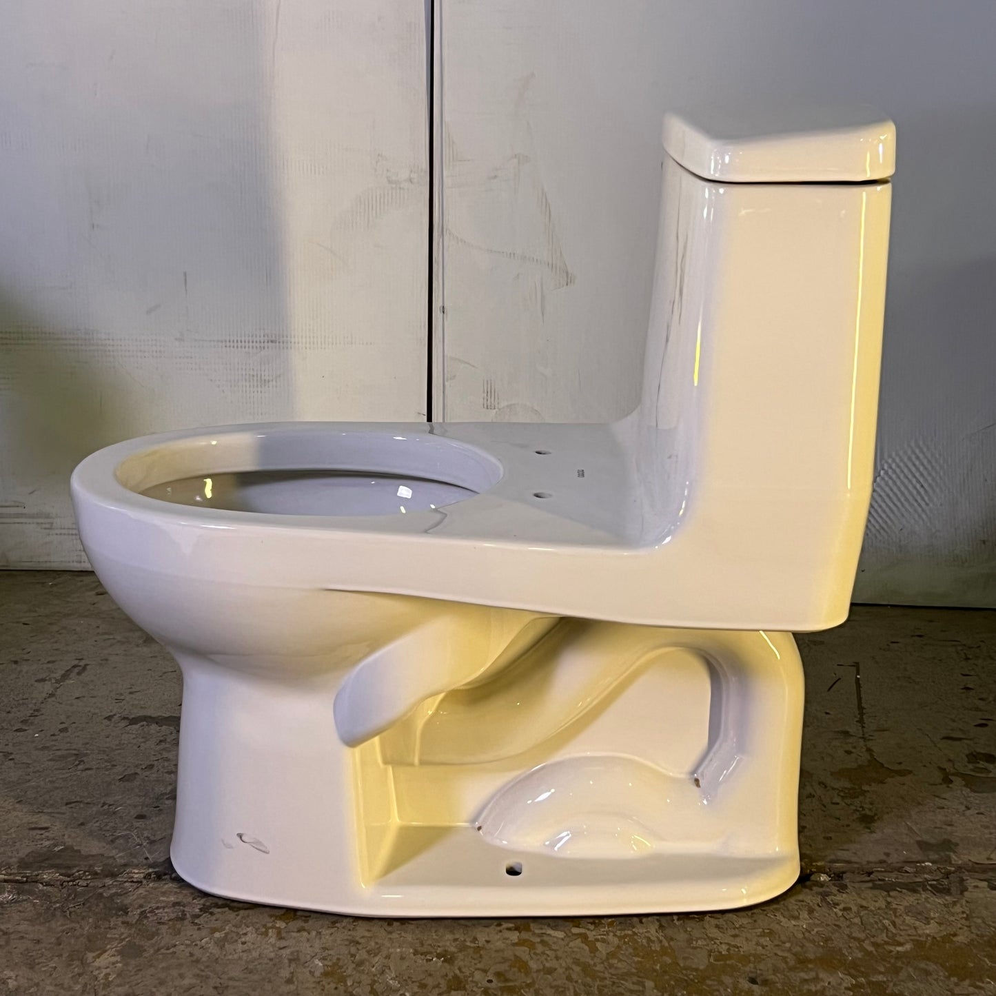 TOTO Ultimate 1 Piece Round Toilet Gravity Flush System 1.6 GPF Cotton MS853113