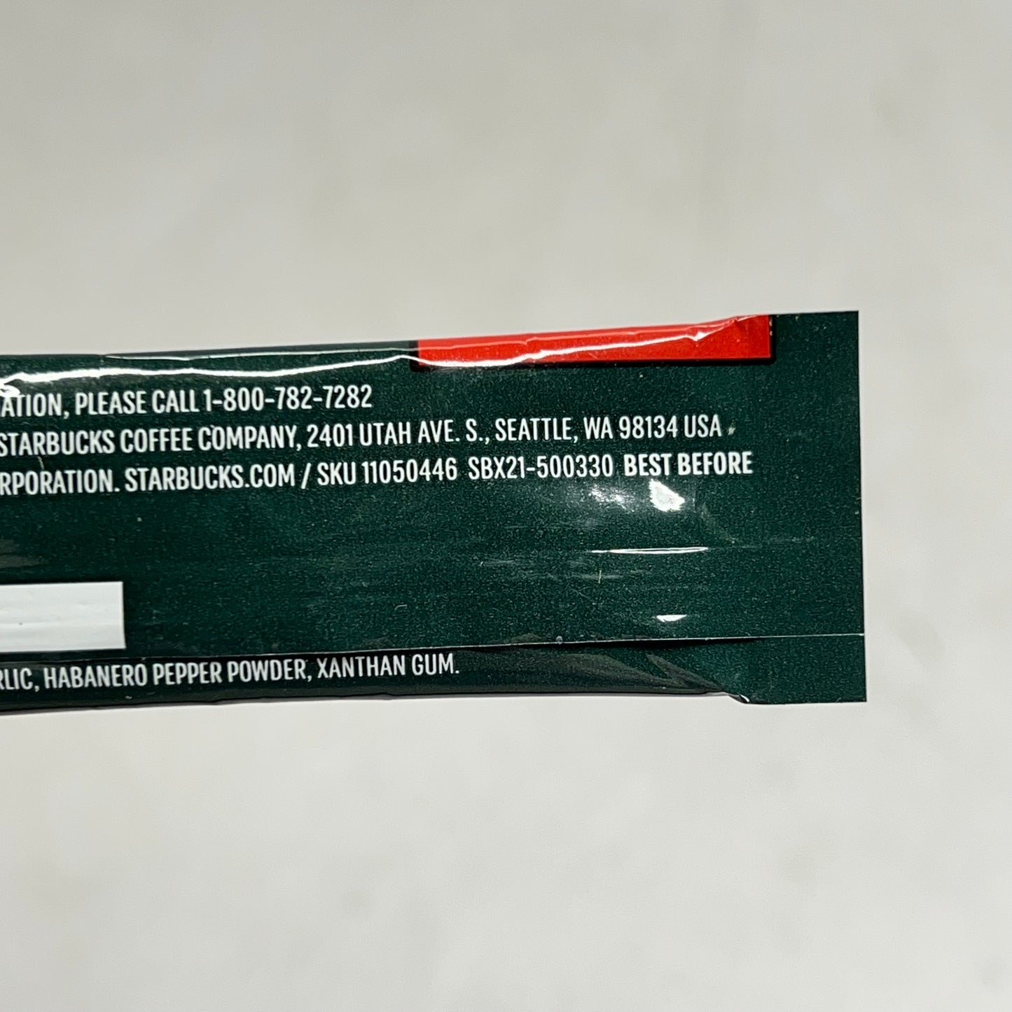 STARBUCKS (30 PACK) Siracha Single Spicy Chili Sauce Packets To Go 9g BB 05/27