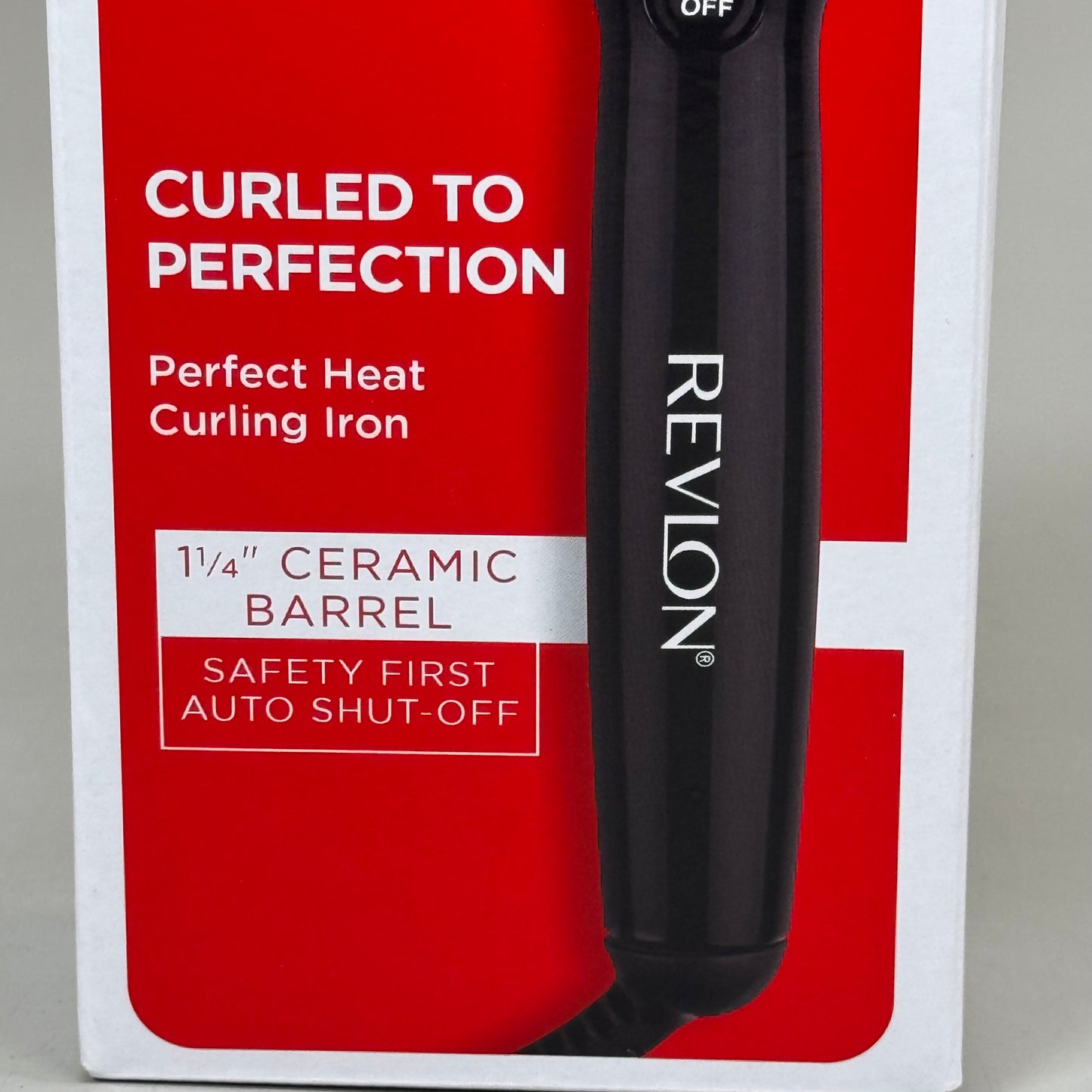 REVLON Perfect Heat Triple Ceramic Barrel Hair Curling Iron 1-1/4 inch