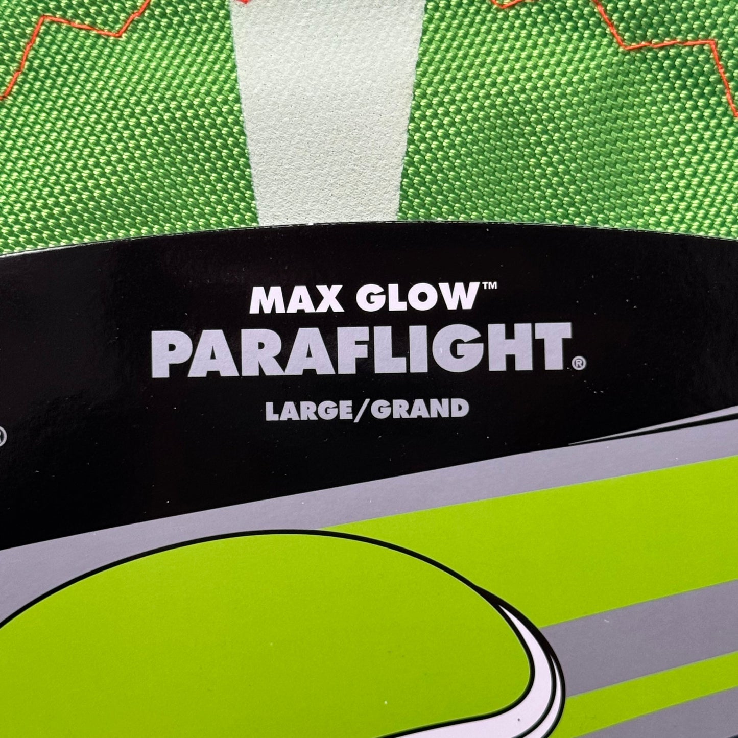 ZA@ CHUCKIT! Disc Max Glow-in-the-Dark Paraflight Floating Flyer Large Green/Blue 32302 C