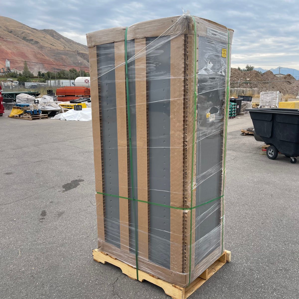 TENNSCO C-Thru Standard Storage Cabinet 24"x36"x72" Grey CVD7224-MGY