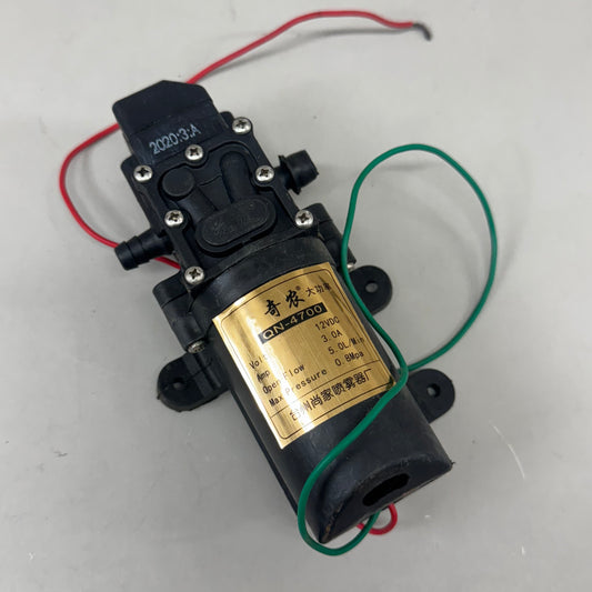 Electric Sprayer Pump Motor 0.8 Max Pressure 12VDC Black New Other(Slightly Dirty) QN-4700