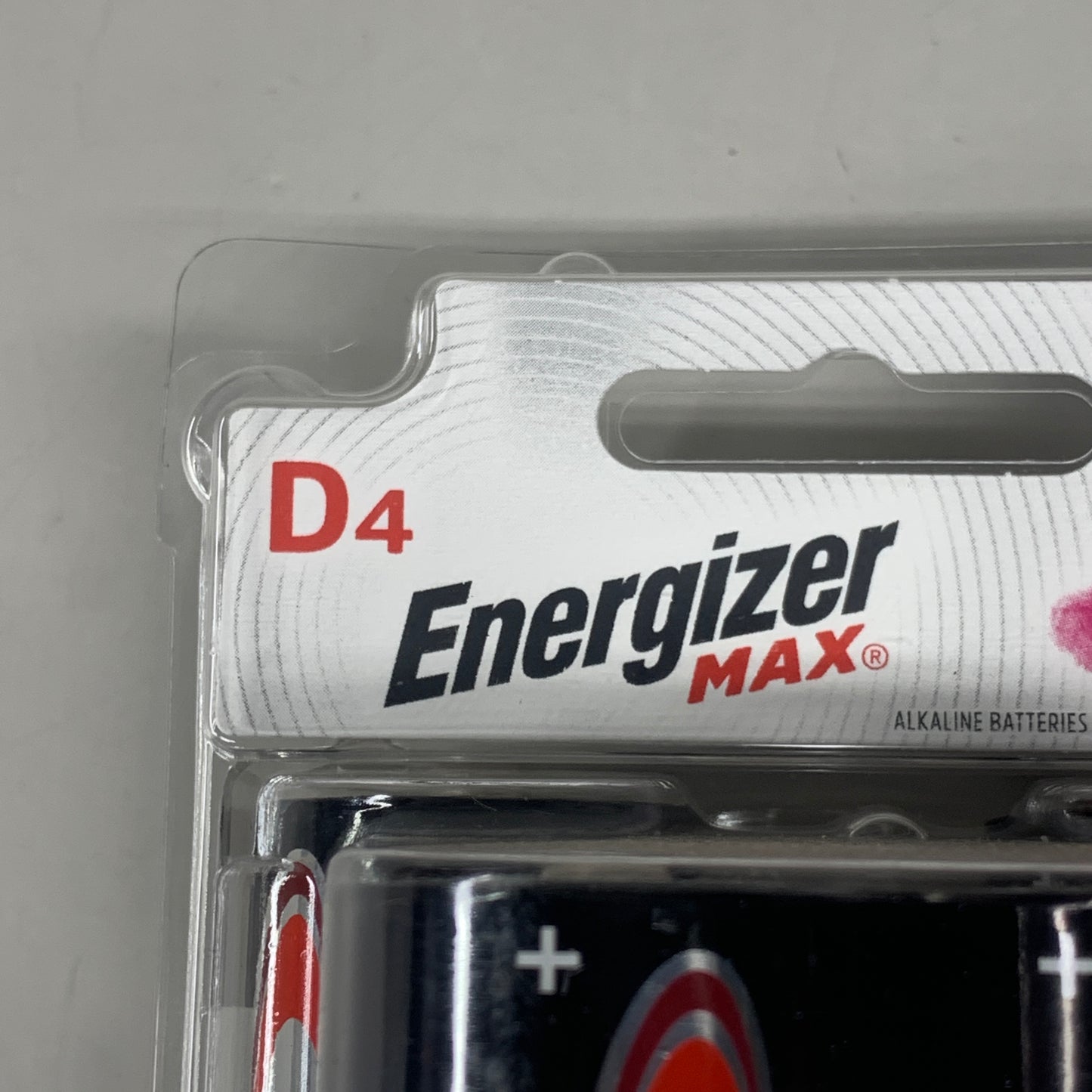 ENERGIZER MAX (2 Pack) D 4 Alkaline Batteries 4 Pack (8 Batteries Total) E95BP-4