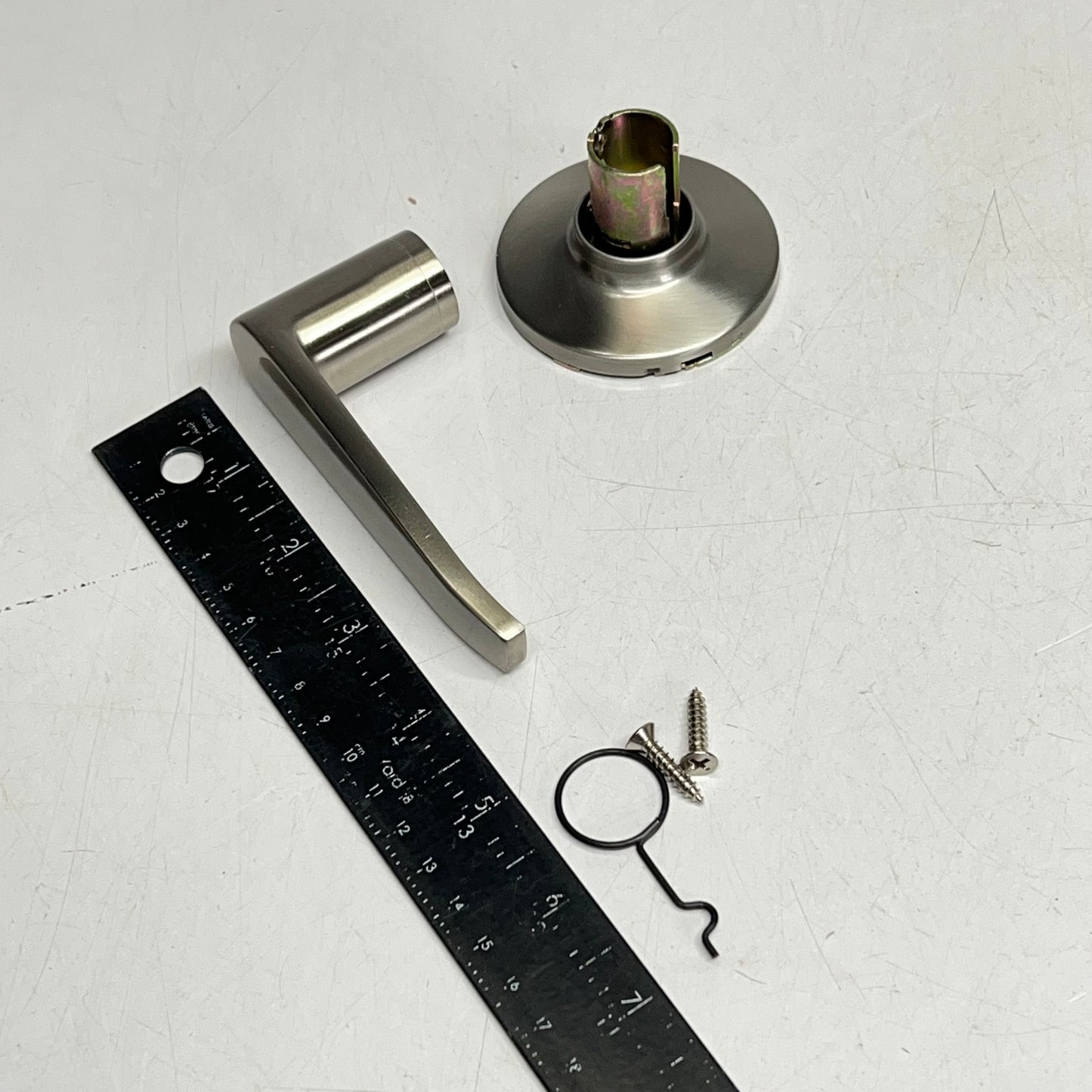 KWIKSET Winston Dummy/inactive Safe Lock Door Lever Satin Nickel 9SL70000-043