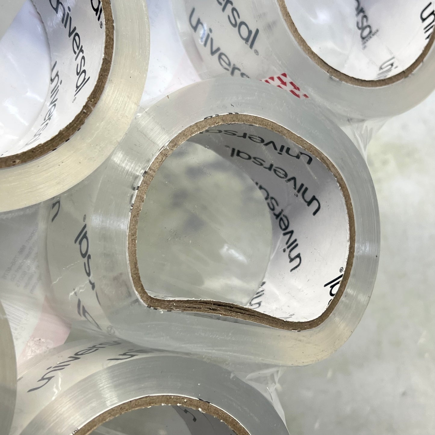 ZA@ UNIVERSAL (6 PACK) Moving & Packing Acrylic Box Sealing Tape Clear UNV33102 (Damaged)