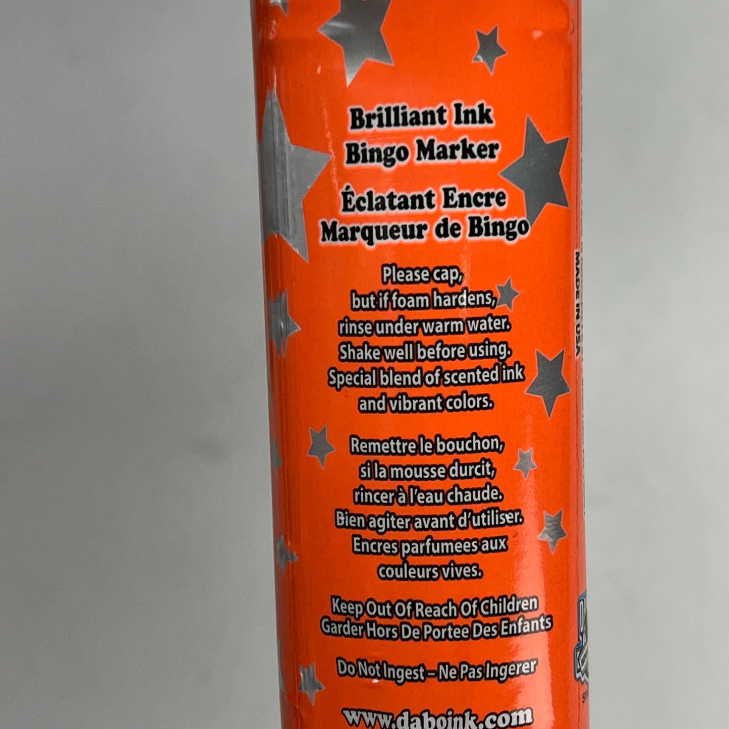 DAB O INK (12 PACK) Sun Sational Bingo Marker Bright Ink 110ml/4oz Coral D26