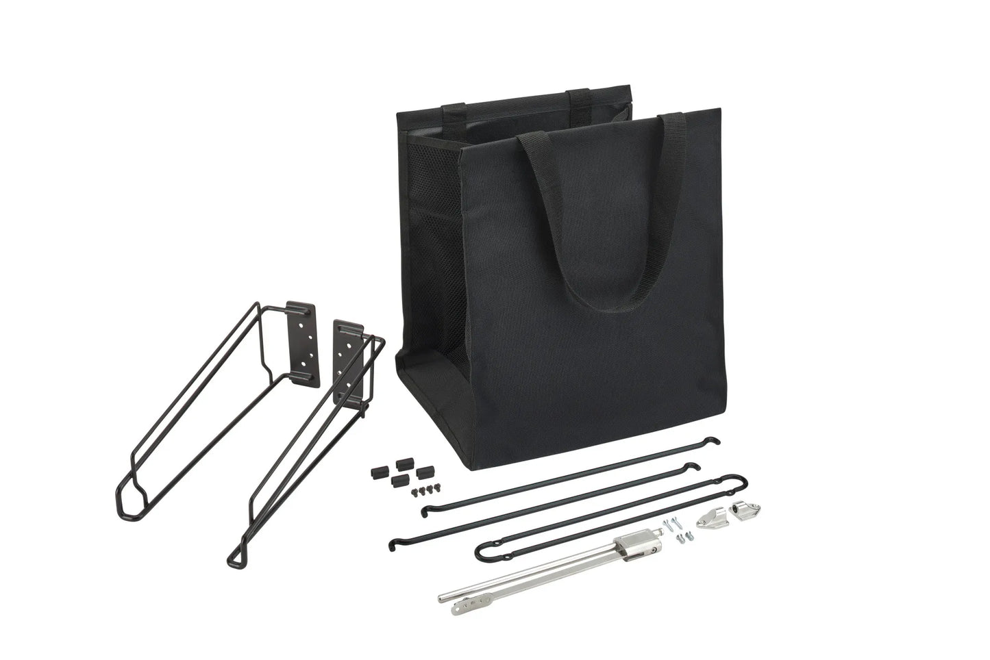 REV A SHELF Cloth Tilt Out Fabric Hampers 18" Wide 14" Deep Black CTOHSL-18-1